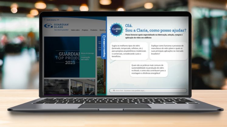 image of large glass building